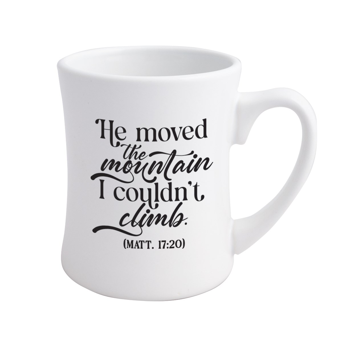 Picture of Dexsa 719290 19 oz He Moved the Mountain Designer Coffeehouse Mug