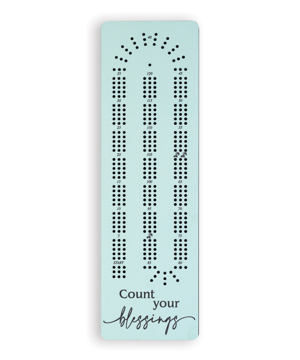 719323 4 x 13 in. Count Your Blessings Cribbage Gaming Board