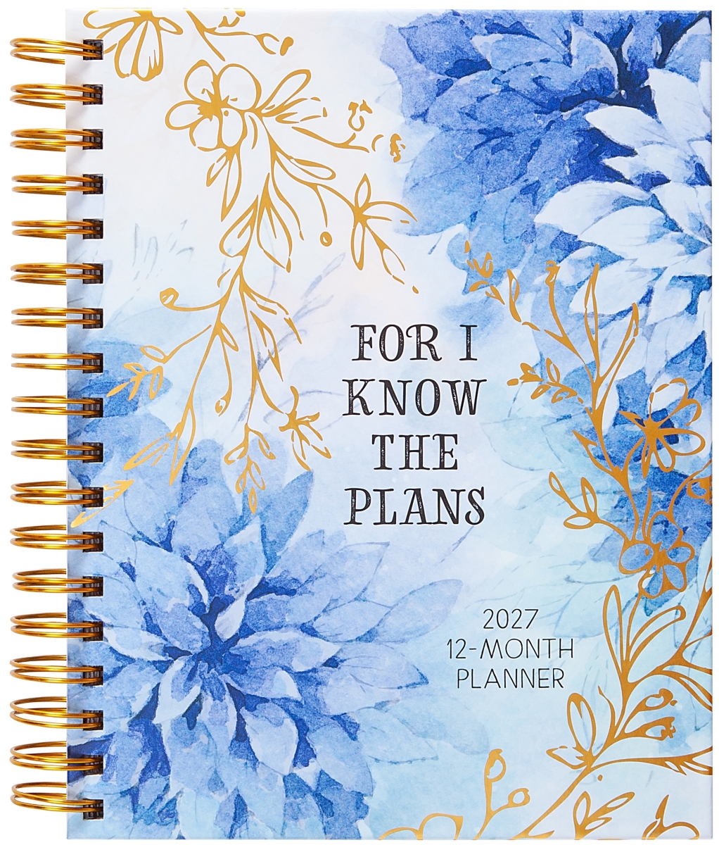 711458 For I Know The Plans 2027 12-Month Planner Book