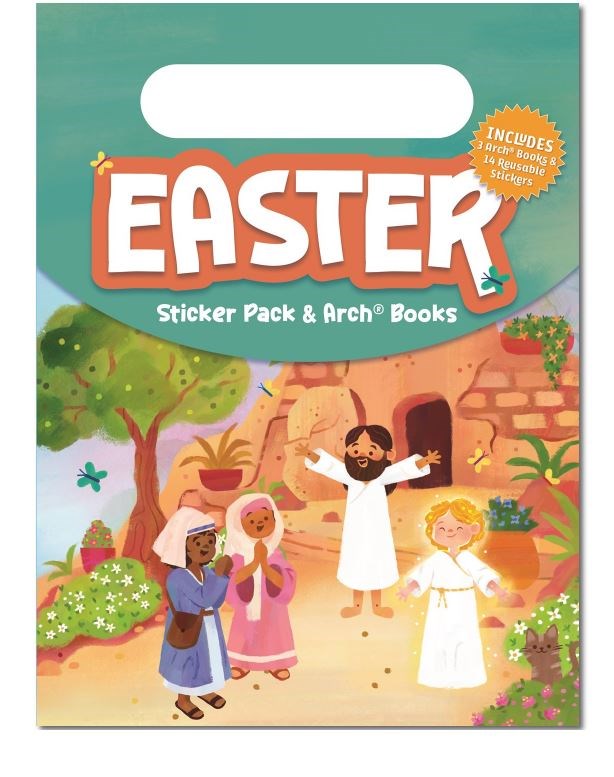 697926 Arch Books Easter Sticker Pack - Childrens Easter Activity