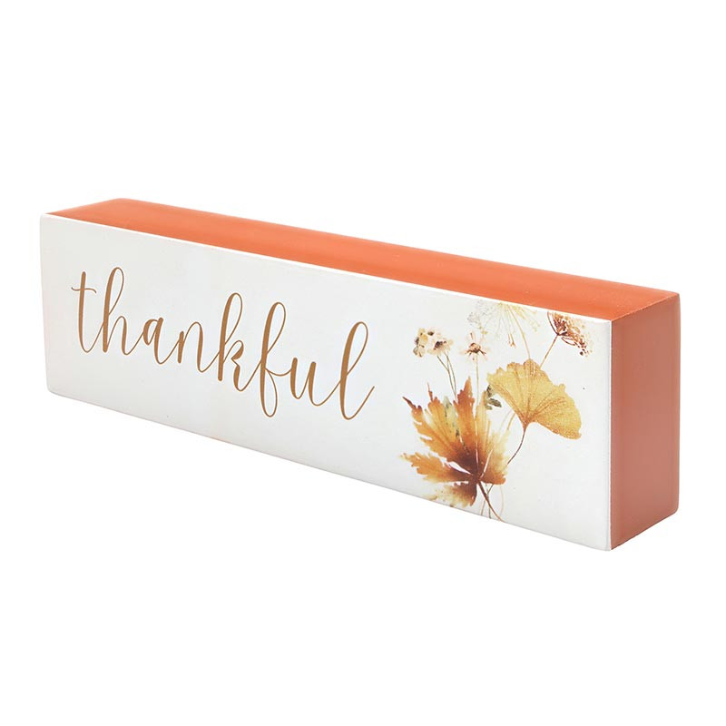 719392 7 x 2 in. Thankful Stick Sign
