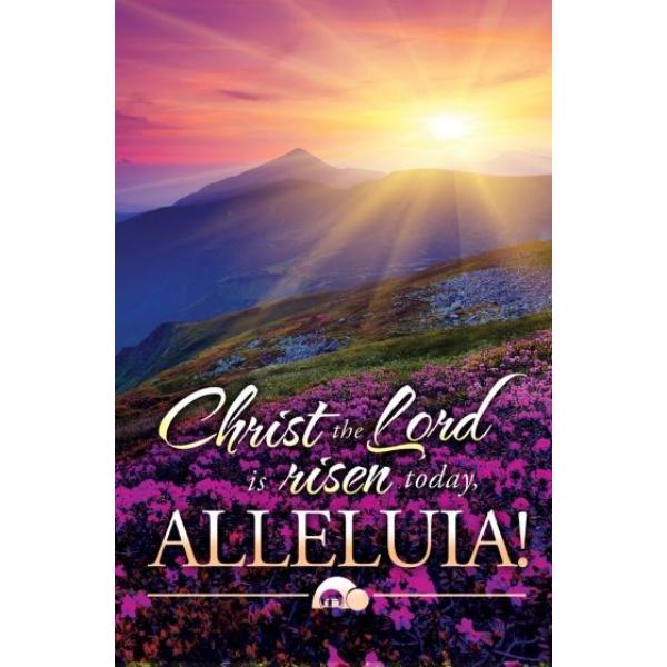 330147 Christ the Lord is Risen Today Church Bulletin - Pack of 100