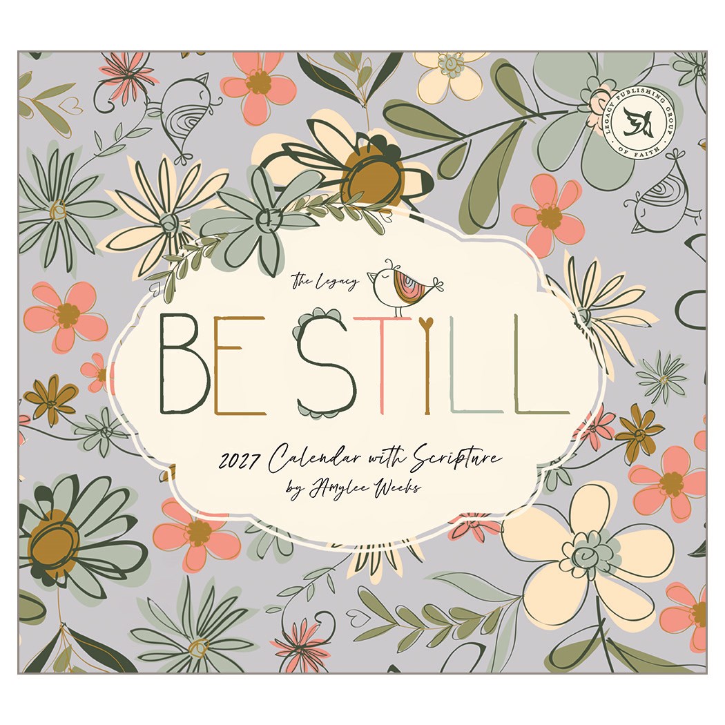 689978 6 x 6.75 in. 2027 Mini Wall Calendar - Be Still