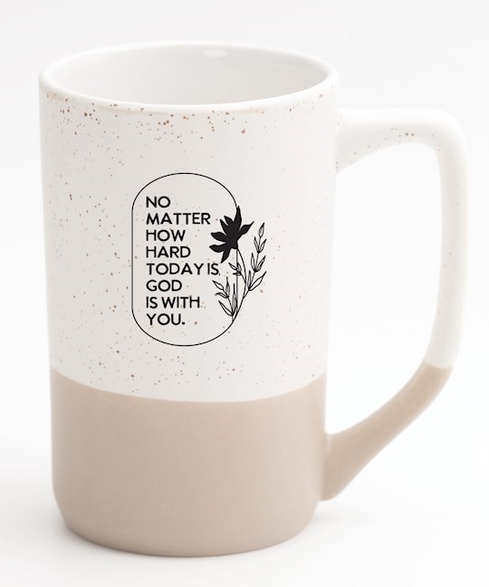 719272 16 oz No Matter How Hard Designer Pebble Mug