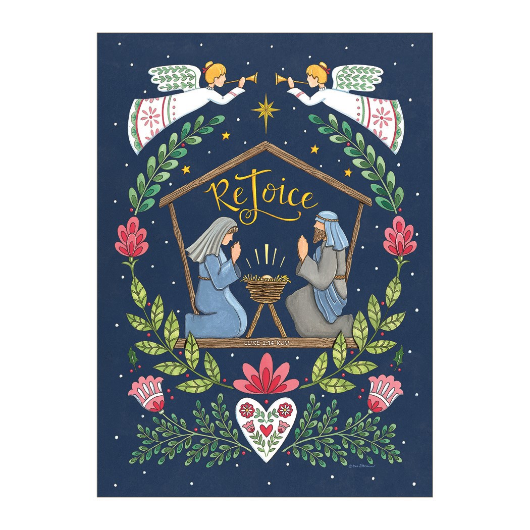 689987 Christmas Angels Rejoice Boxed Card - Pack of 20