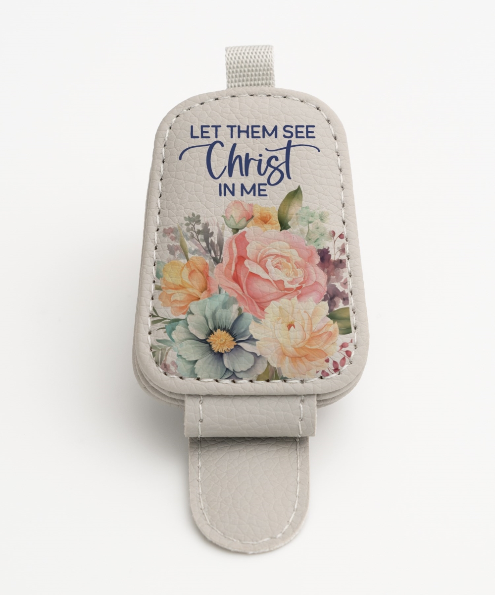 719209 Let Them See Christ In Me Visor Clip