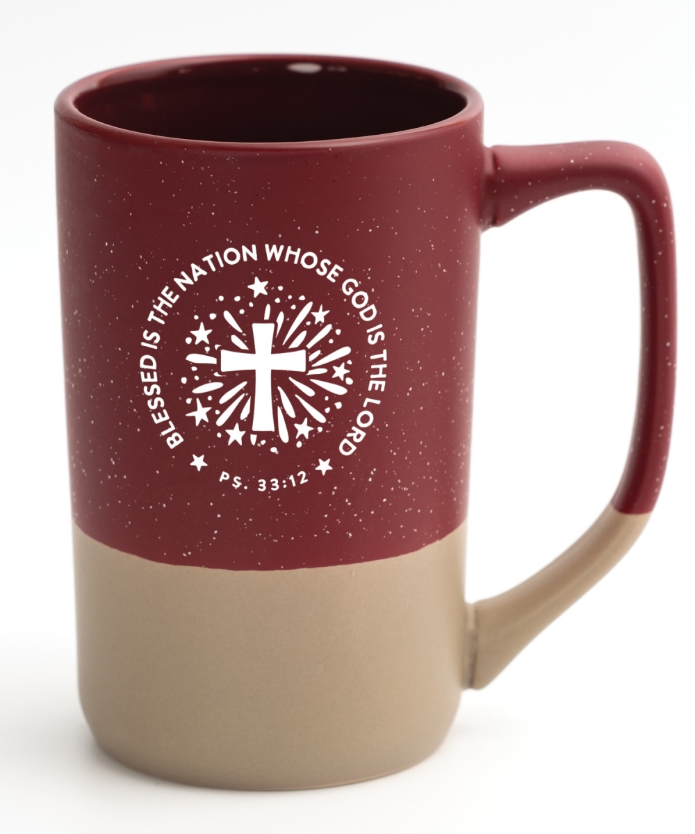 Picture of Dexsa 719274 16 oz Blessed is the Nation Designer Pebble Mug