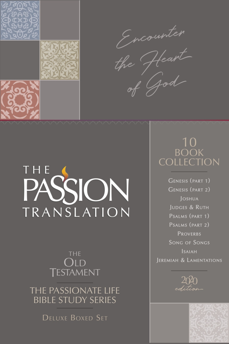 Broadstreet Publishing Group 667910 The Passion Translation the Old Testament Boxed Set - The Passionate Life Bible Study Series - Set of 10