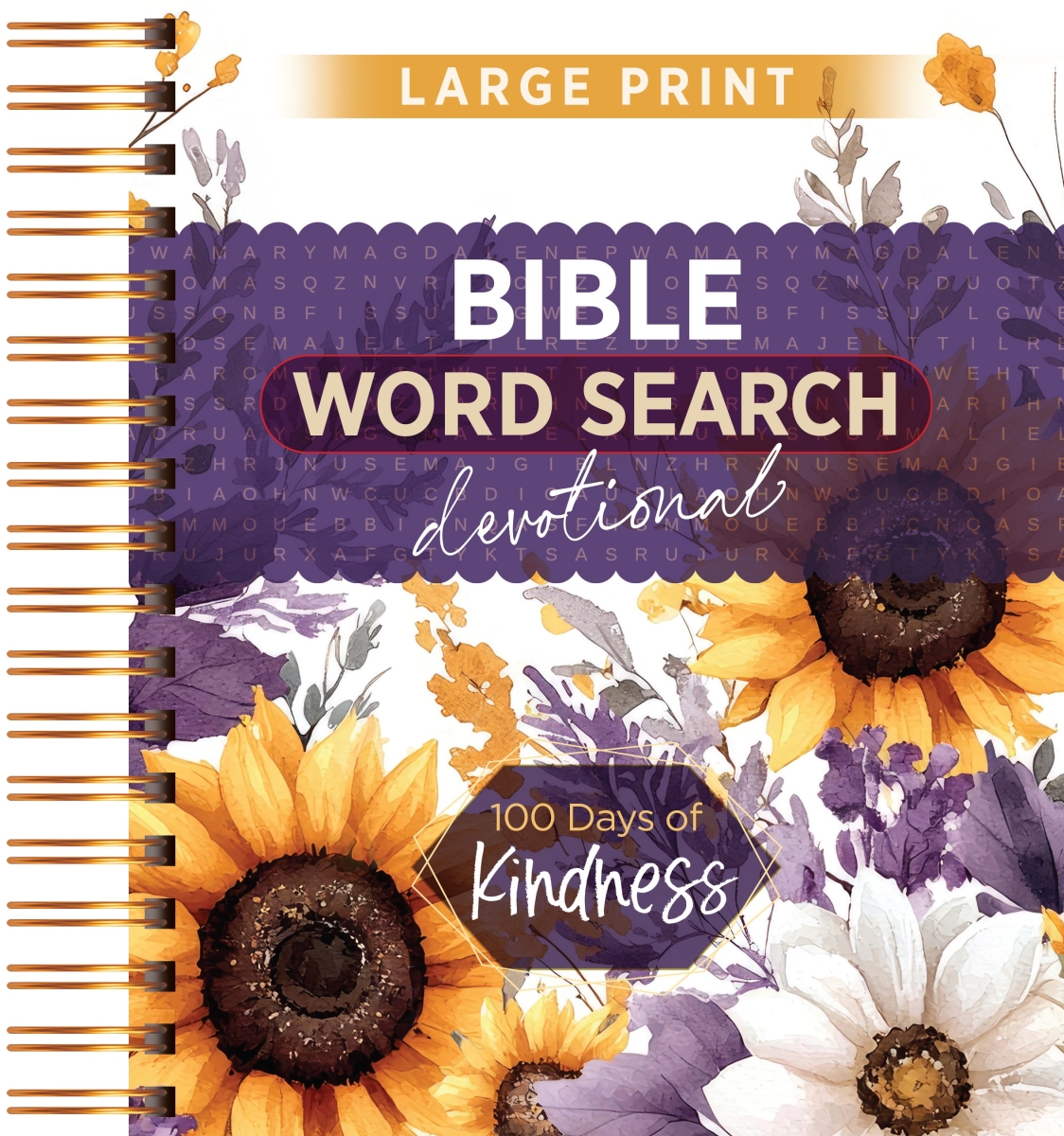 Broadstreet Publishing Group 750805 Bible Word Search Devotional Large Print 100 Days of Kindness Book