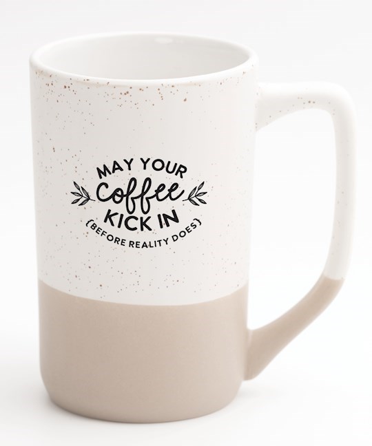 719278 16 oz Designer Pebble May Your Coffee Kick in Mug