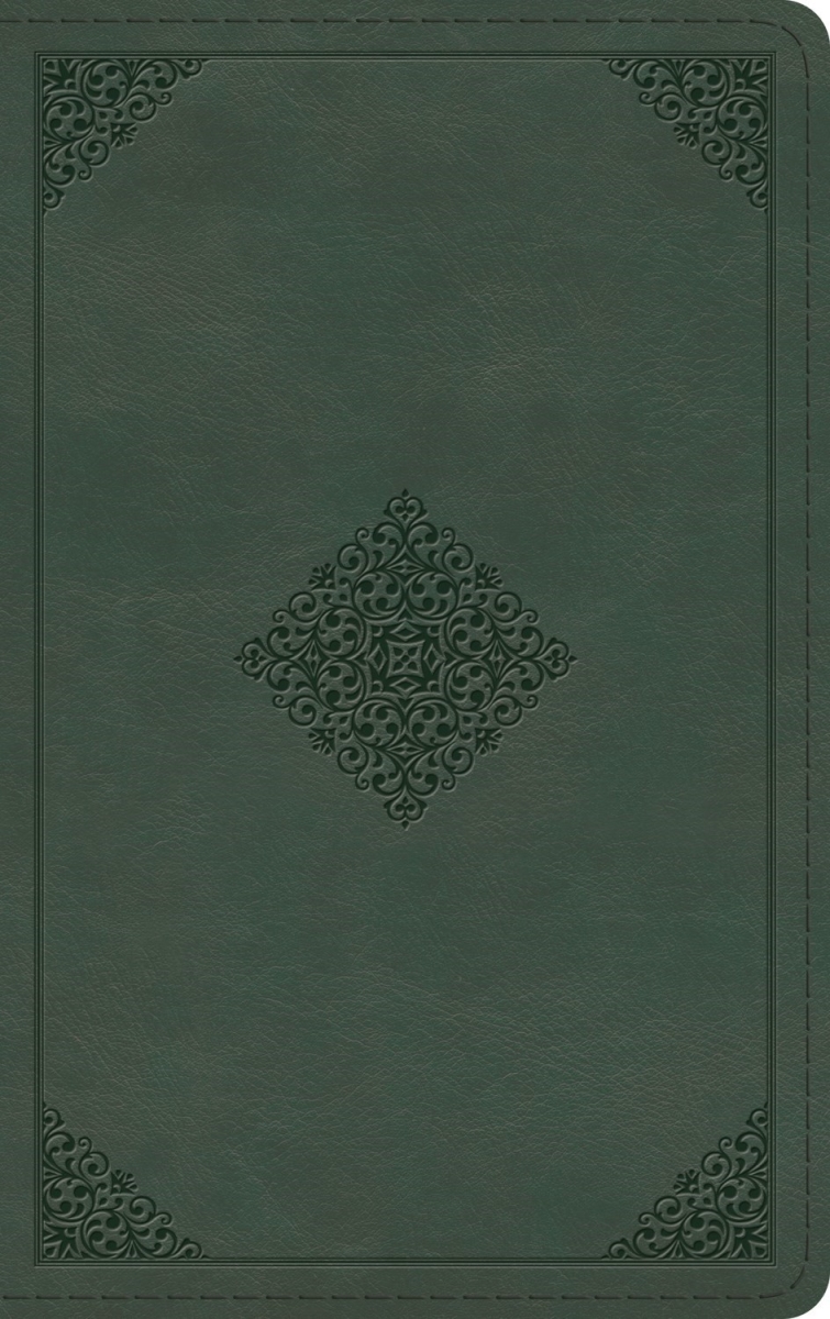 701584 ESV Thinline Bible with Quiet Forest, Ornament Design Trutone