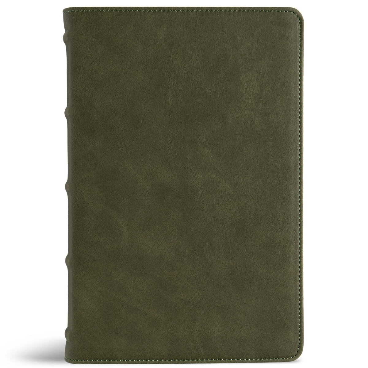 710485 CSB Large Print Personal Size Reference Bible, Optimal Type - Holman Handcrafted Collect - Marbled Olive Premium Calfskin