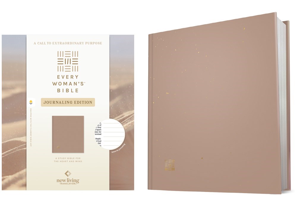 703429 NLT Every Womans Bible, Journaling Edition, Filament Enabled - Rl - Sand Hardcover