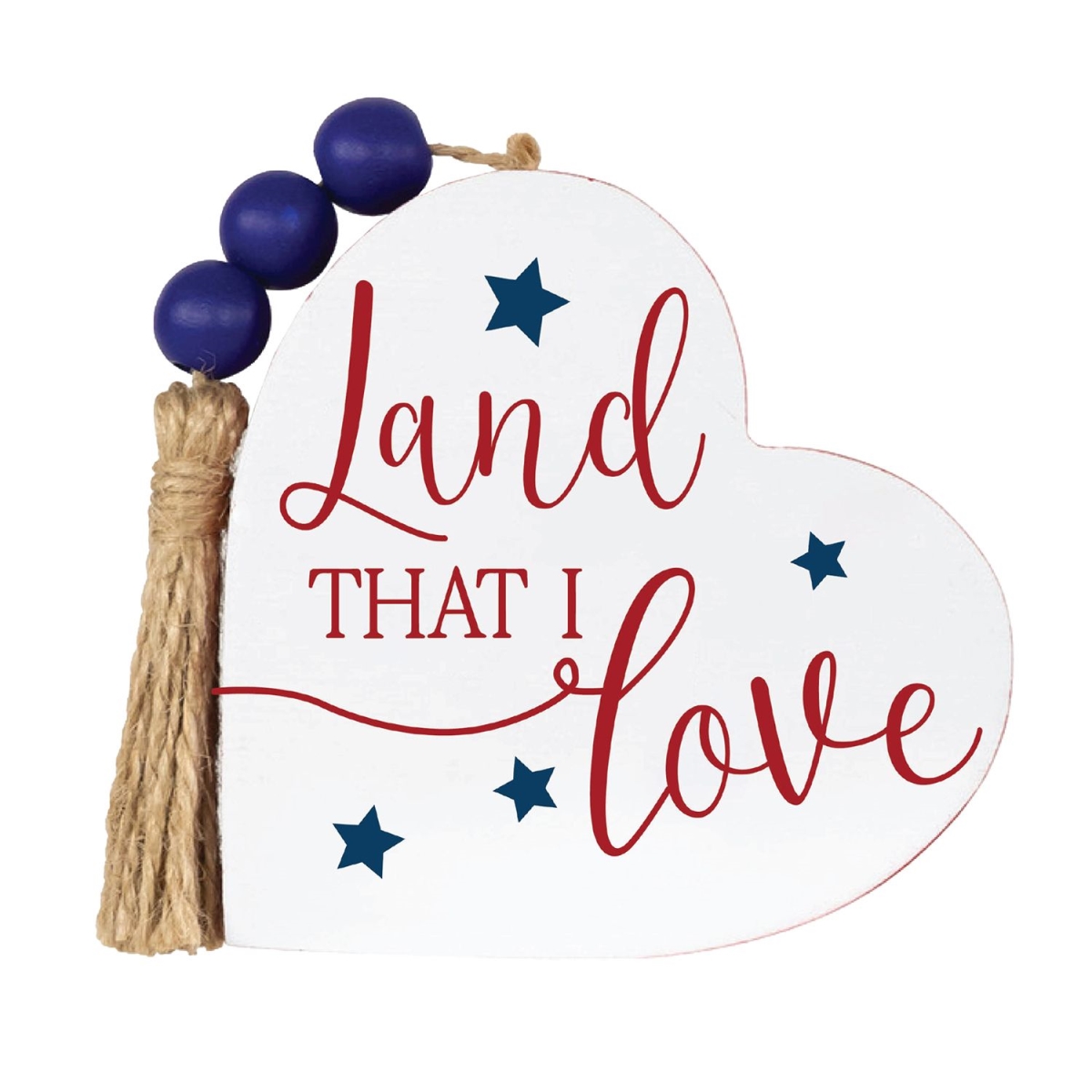 825132 5 in. Square Land That I Love Shape Sign