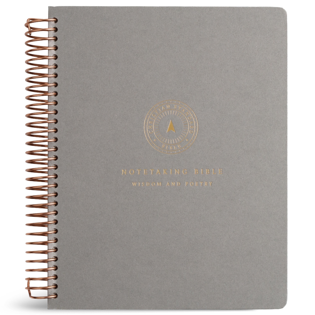 689645 CSB Spiral-Bound Notetaking Bible & Optimal Type Wisdom & Poetry - Spiral Bound