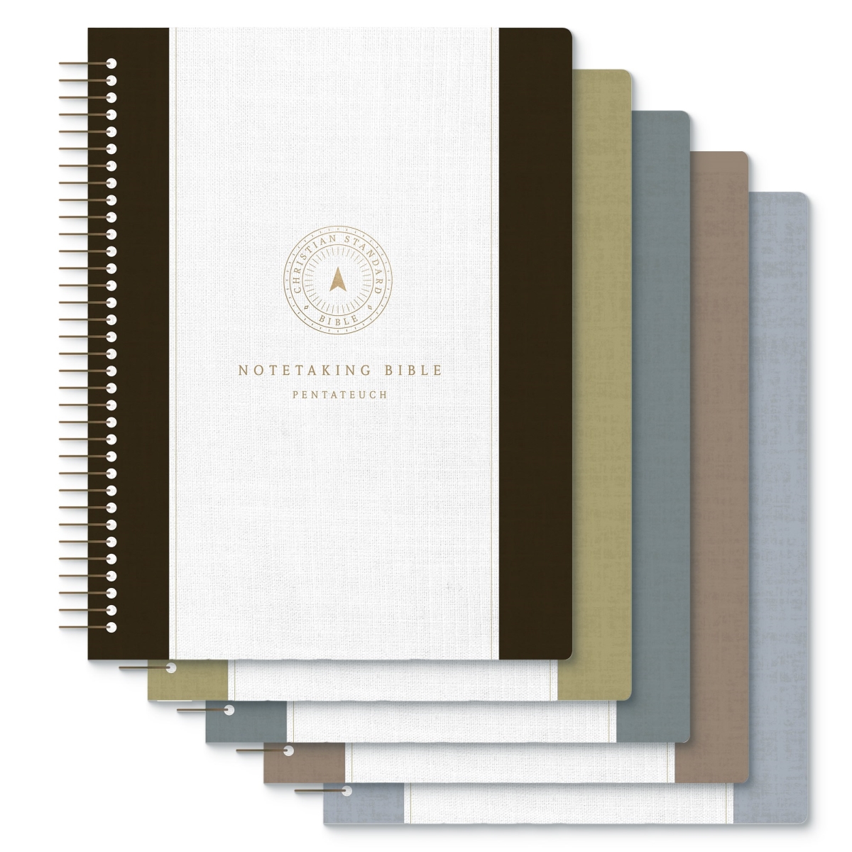 799258 CSB Spiral-Bound Notetaking Bible - Optimal Type - 5 Volume Set