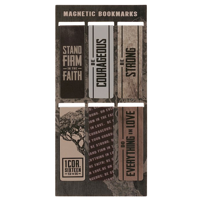 808521 Magnetic Bookmark Set - Stand Firm
