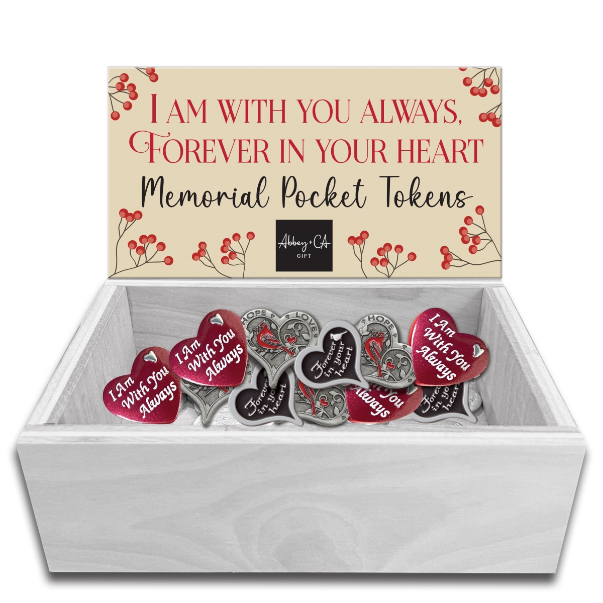 479232 6.5 x 5.5 x 4.5 in. Memorial Pocket Token Display Set - 36 Piece