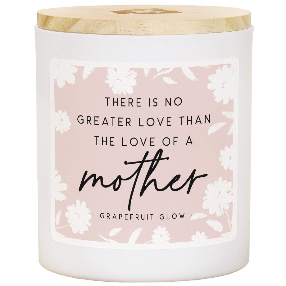 379614 2 Wick Greater Love Mother Grapefruit Glow Scent Candle - 11 oz