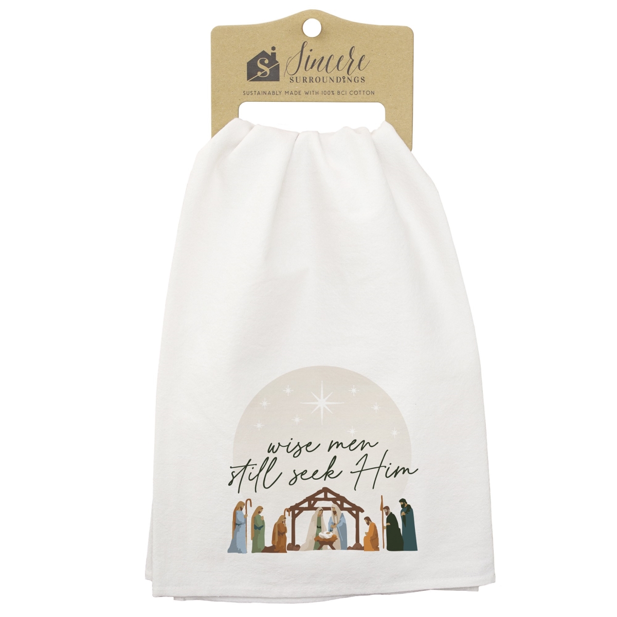 817738 Wise Men Still Seek Him Tea Towel - 29 x 29 in.