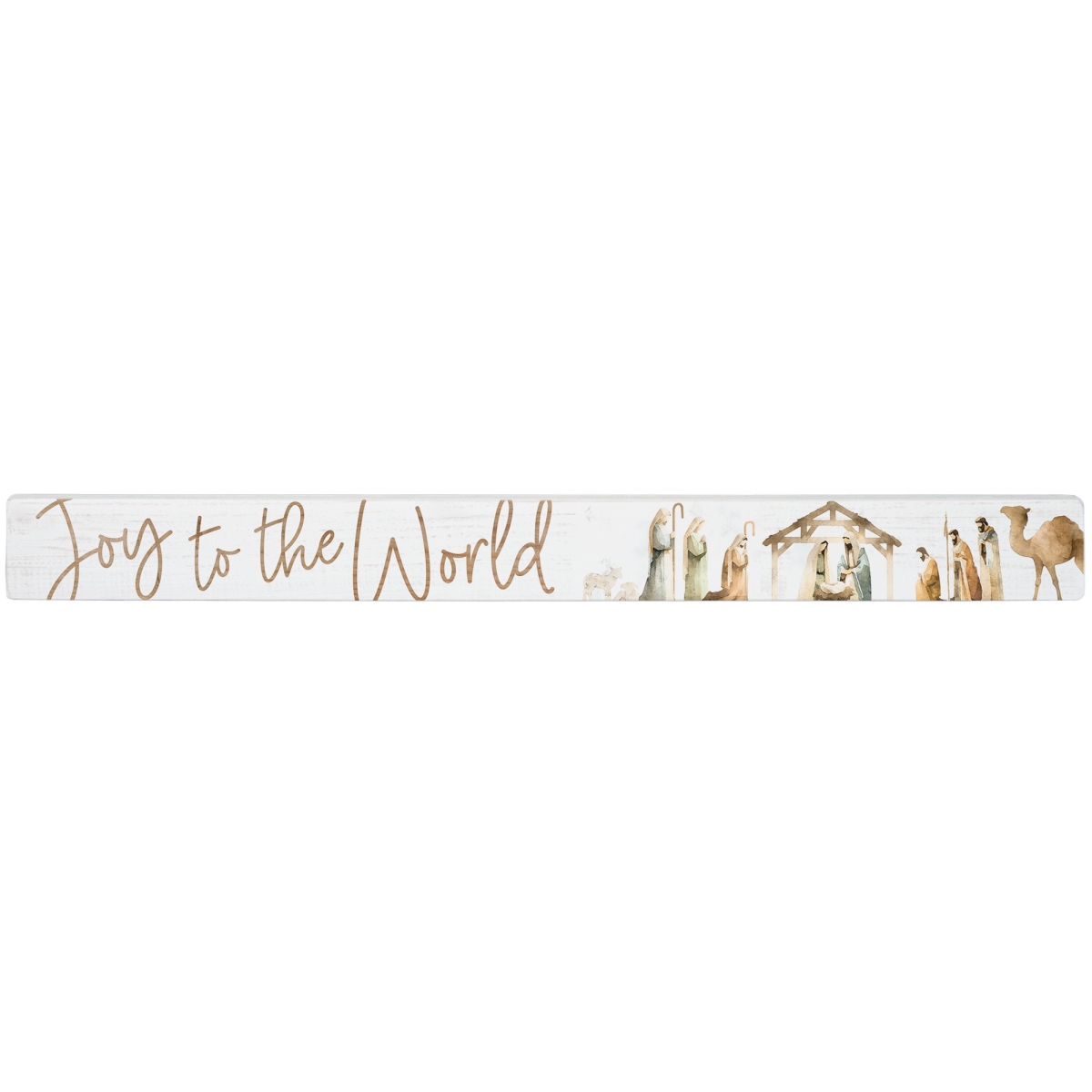 817732 Joy to the World Nativity Talking Stick - 16 x 1.5 in.