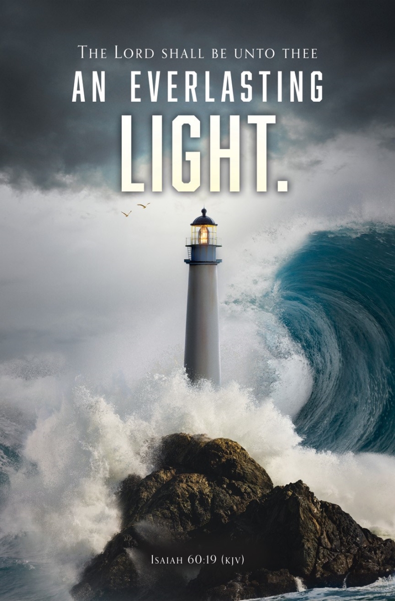 808730 The Lord Shall Be An Everlasting Light Isa. 60-19 KJV General Bulletin - Pack of 100