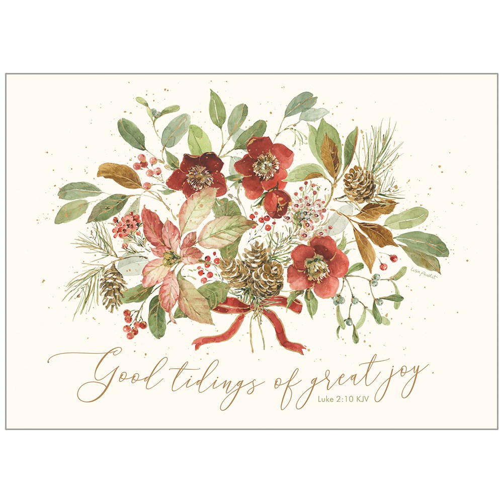 480468 Christmas Winter Berries Boxed Card - Pack of 20