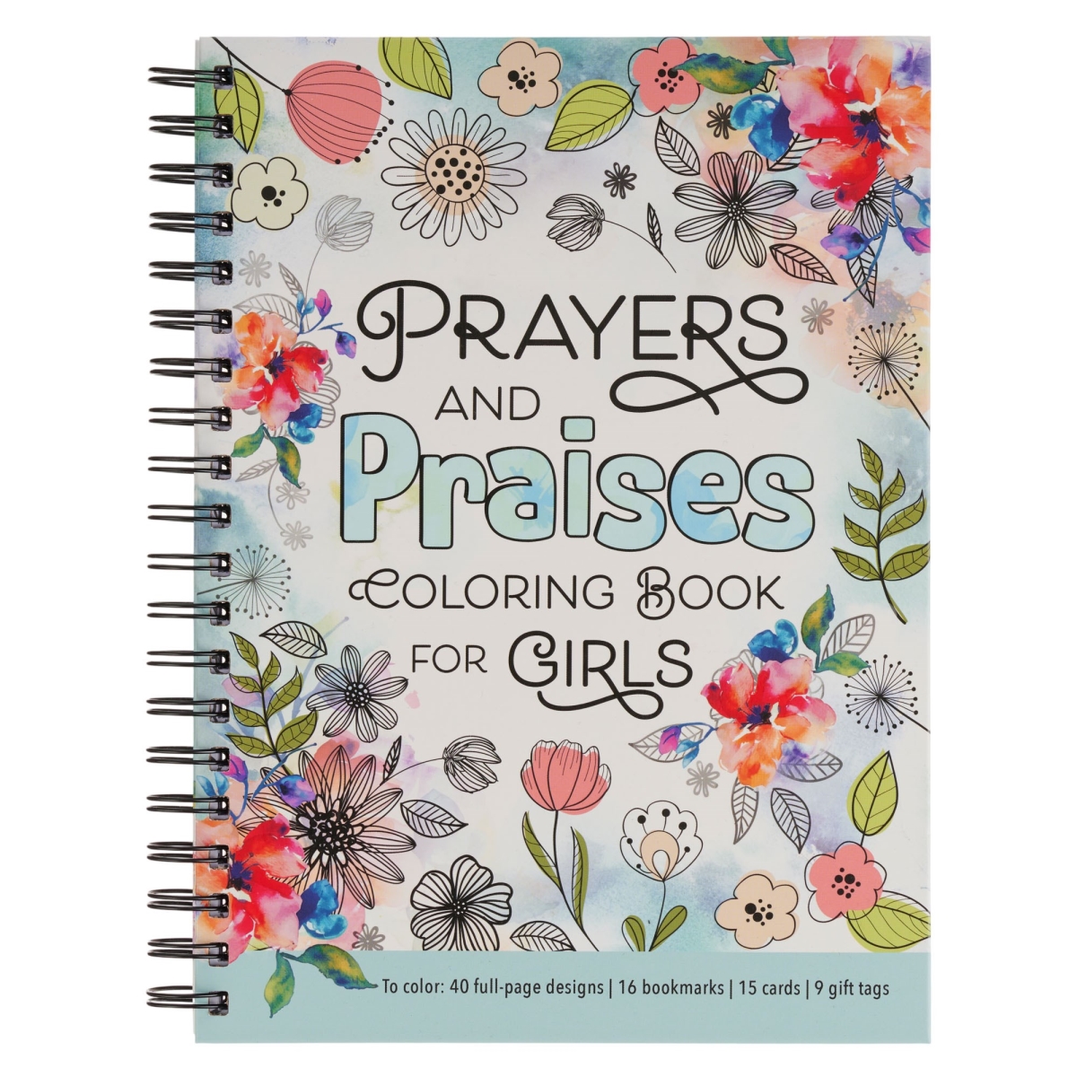 808849 Prayers & Praises Coloring Book for Girls