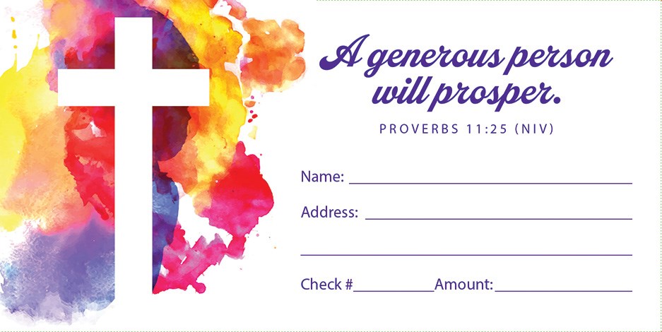 808786 Tithe Prov 11-25 NIV Value Offering Envelope - Pack of 100