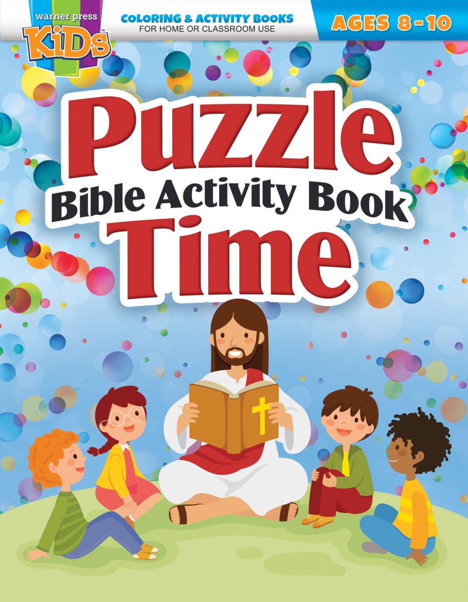 808777 Puzzle Time NIV Coloring Activity Book - Ages 8 to 10