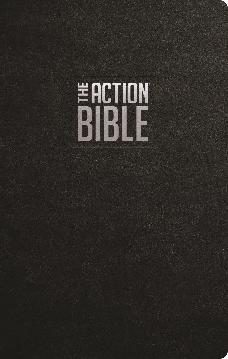 825639 The Action Bible Premium Expanded Edition - Black Leathersoft