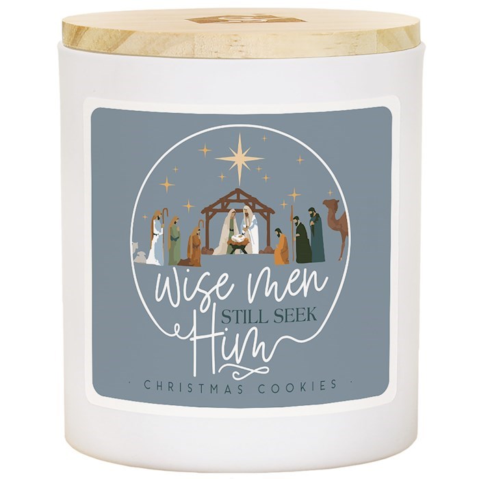 817682 Wise Men Still Seek Him Christmas Cookies Scent Soy Candle - 11 oz