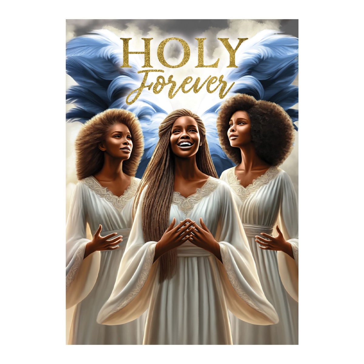 731162 Angels & Holy Forever with Foil-Lined Envelopes Boxed Card - Pack of 15