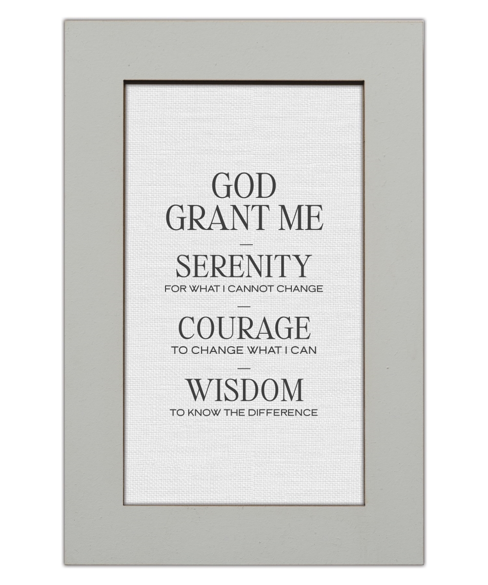 798351 6 x 9 in. Modern Grace Plaque - Serenity Prayer