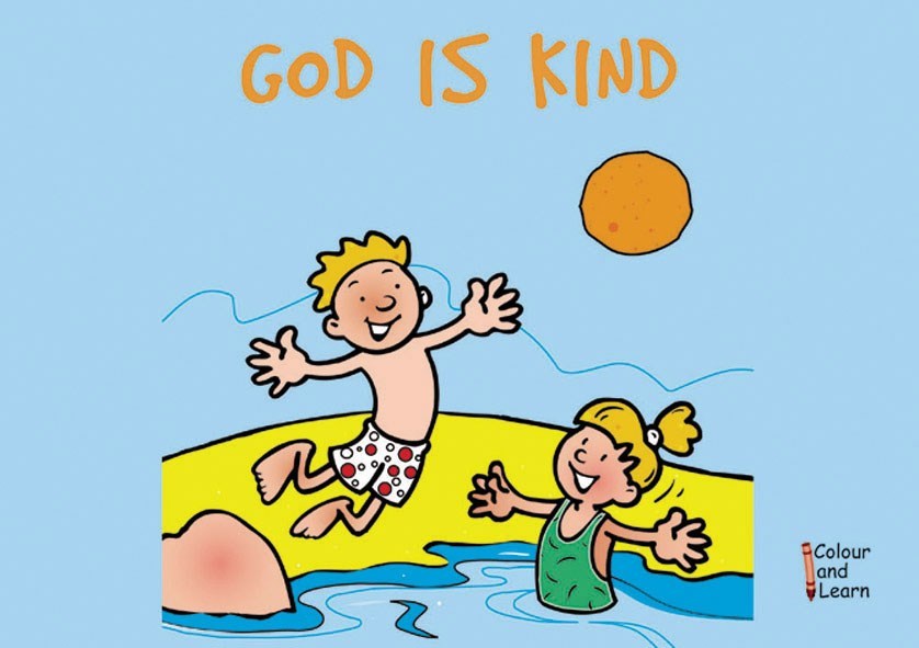 798107 God Is Kind Coloring Book