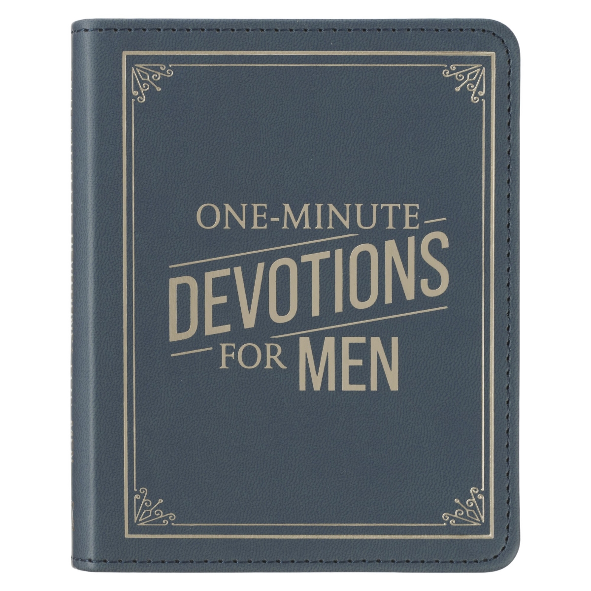 754080 One-Minute Devotions for Men Faux Leather Book