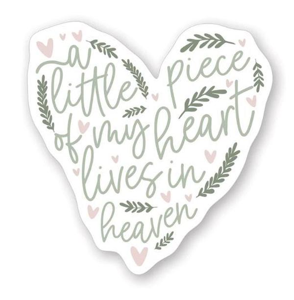 797099 2.5 x 3.5 in. Little Piece Heart Sticker