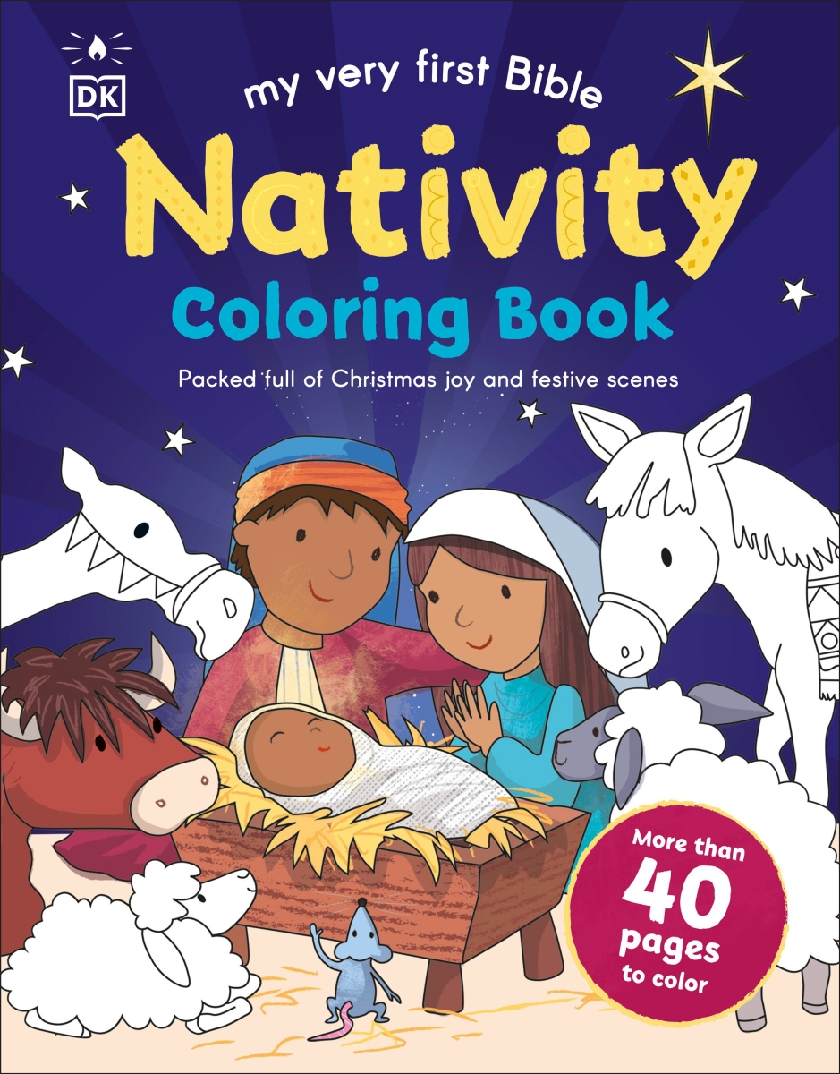 728617 My Very First Bible Nativity Coloring Book