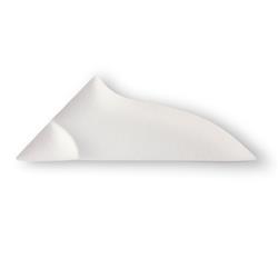 Picture of Asean DM-013A 6.5 x 9 in. Compostable Plate Appetizer&#44; White - Triangle