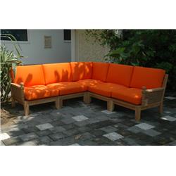 Picture of Anderson Teak Set-66 Luxe Right Modular Seating Collection