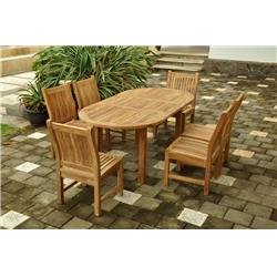Set-82 78 in. Oval Extension Table