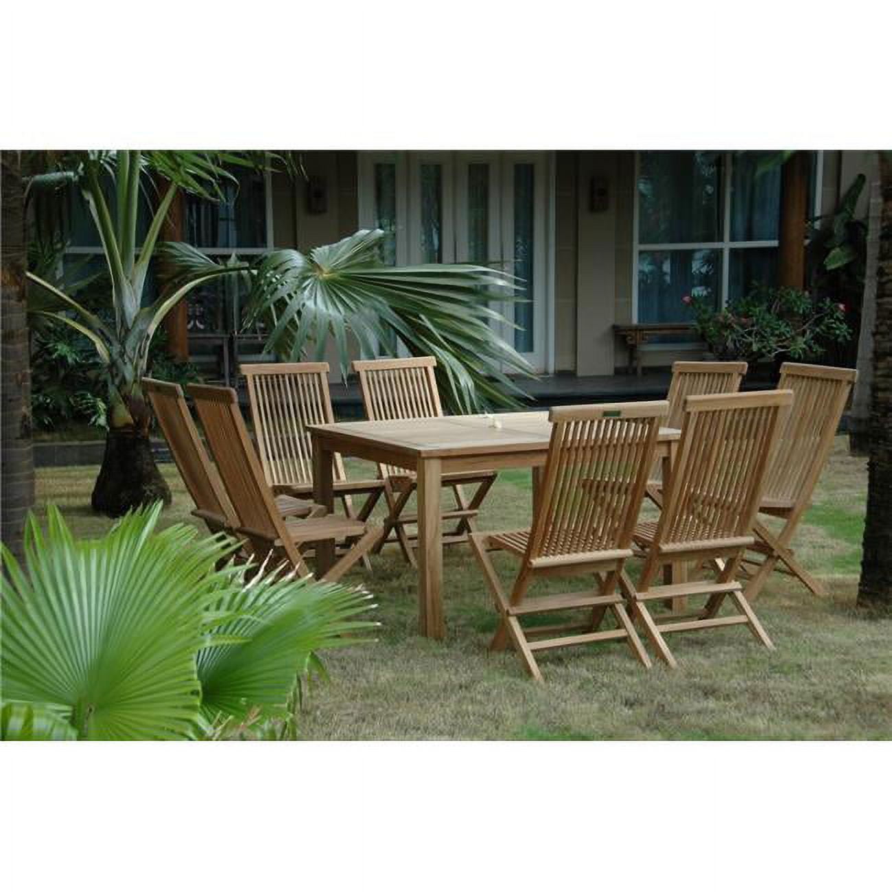 Picture of Anderson Teak Set-104B Classic Folding Chair - Pack of 8