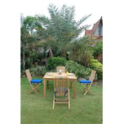 Picture of Anderson Teak Set-105A Comfort Folding Chair - Pack of 6