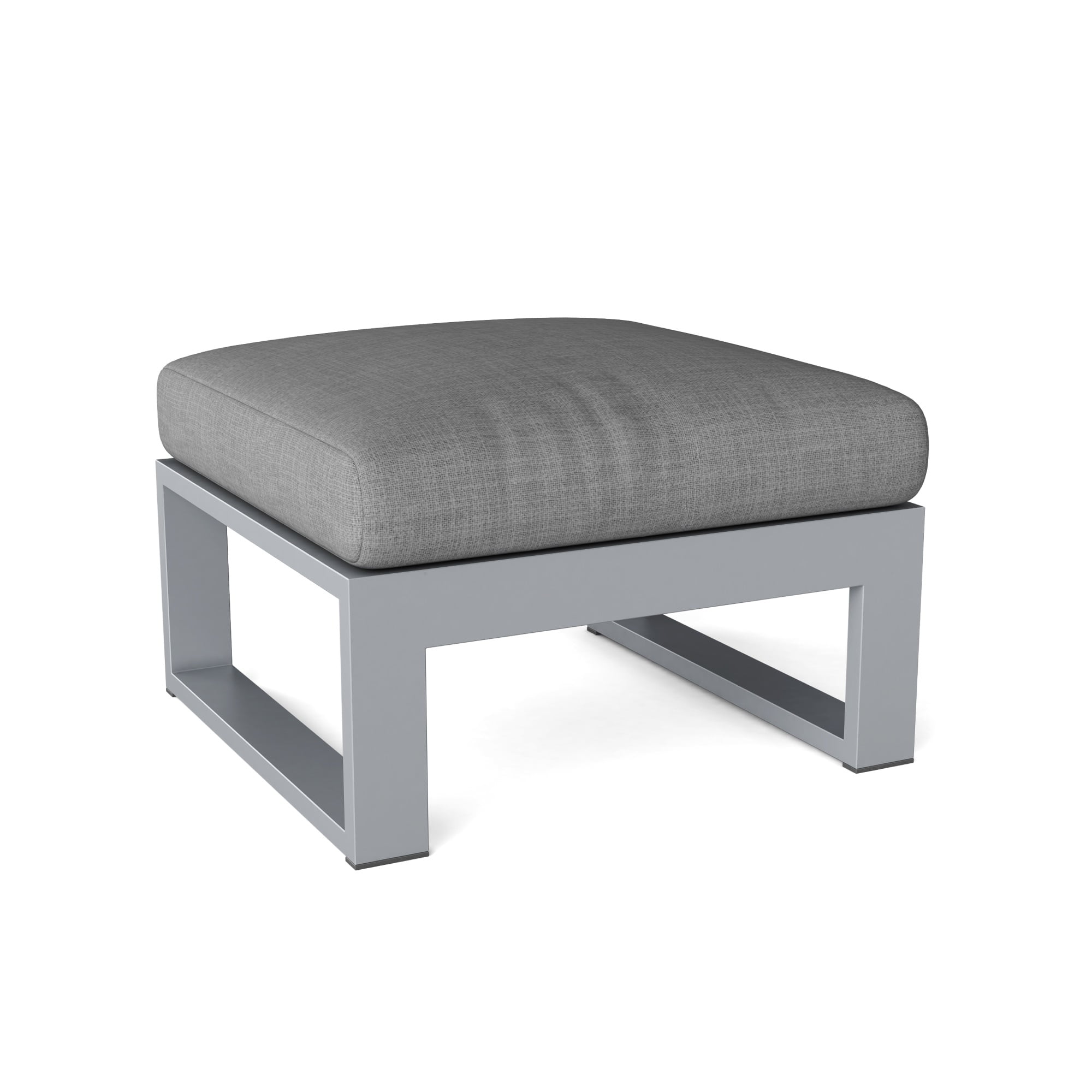 Picture of Anderson Teak DS-1006O 26 x 24 x 11 in. Lucca Ottoman&#44; Grey