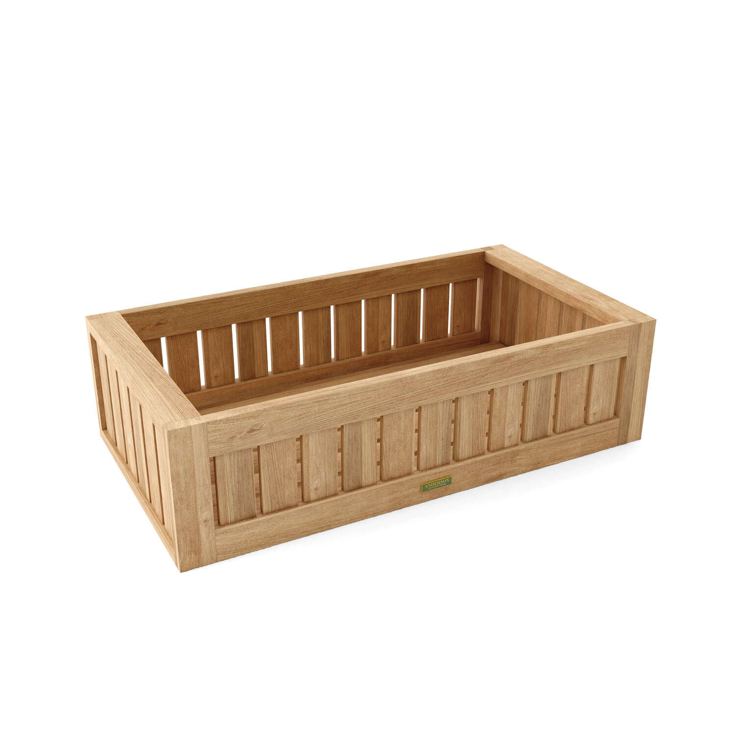 PL-808S Straight Modular Planter, Natural Smooth Well Sanded