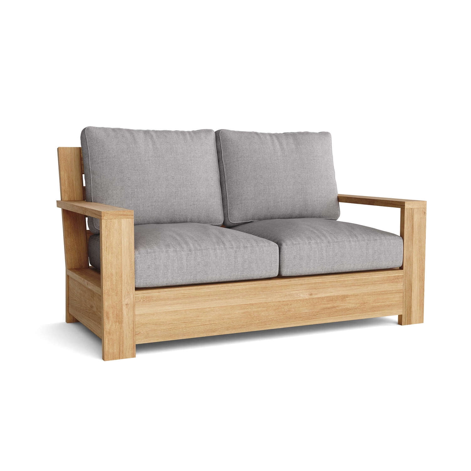 DS-522 Madera Deep Seating Loveseat, Natural Smooth Well Sanded