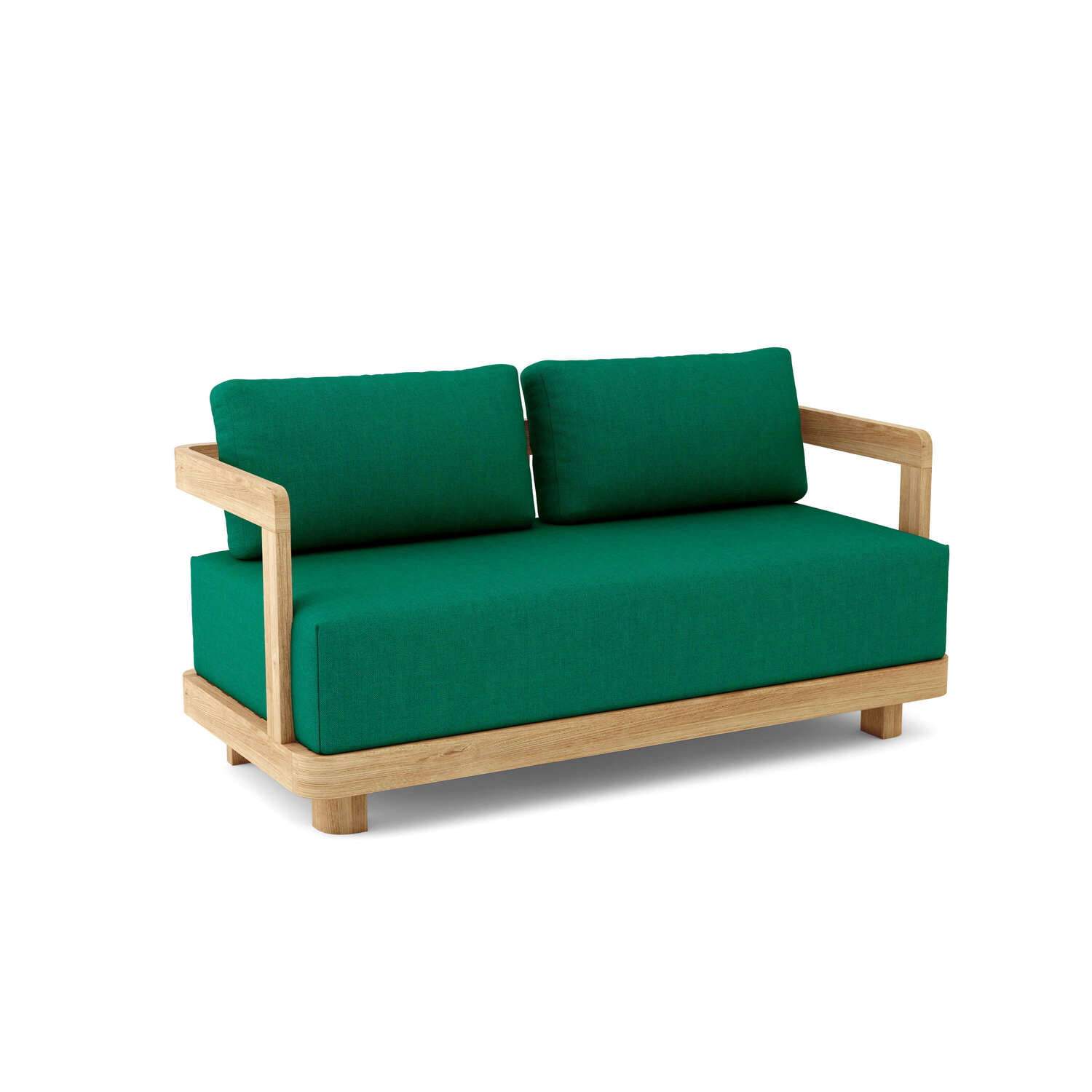DS-902 26 x 59 x 28.75 in. Granada Deep Seating Loveseat Sofa with Natural Smooth Well Sanded