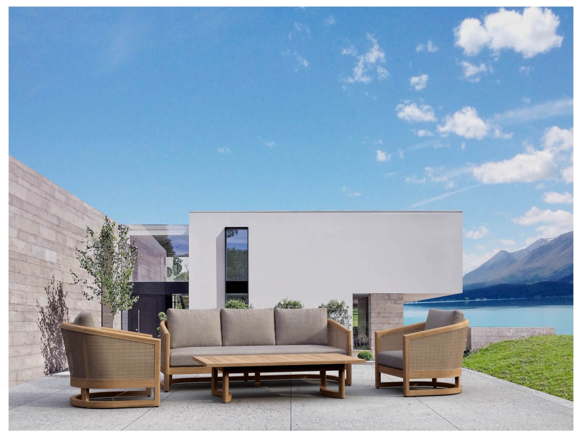 SET-333 Catania Deep Seating Set - 4 Piece