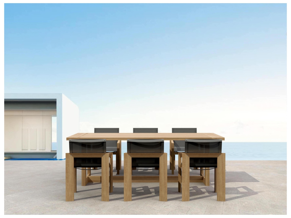 Picture of Anderson Teak SET-856 Smyrna Dining Table Set - 7 Piece