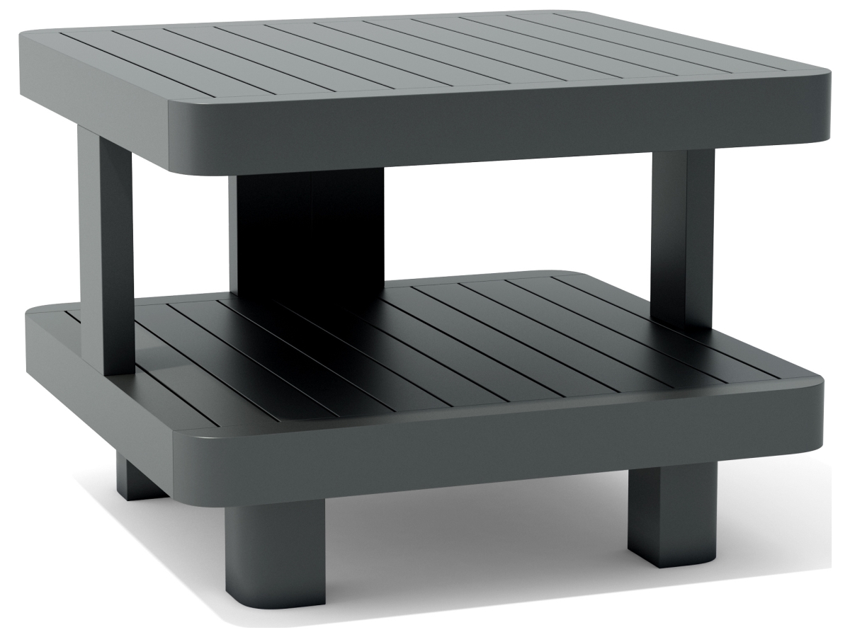 Picture of Anderson Teak DS-906-AL 24 in. Granada Aluminum Side Table